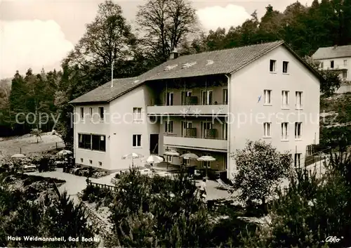 AK / Ansichtskarte 73854432 Bad_Bocklet Haus Weidmannsheil Bad_Bocklet