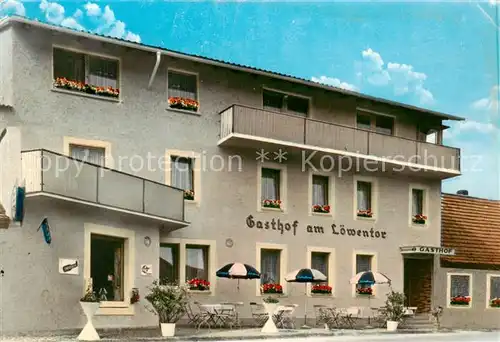 AK / Ansichtskarte 73854467 Birkenfeld_Hassberge Gasthof am Loewentor Birkenfeld Hassberge