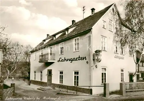 AK / Ansichtskarte 73854627 Wehrda_Marburg_Lahn Ausflugslokal Lahngarten Wehrda_Marburg_Lahn