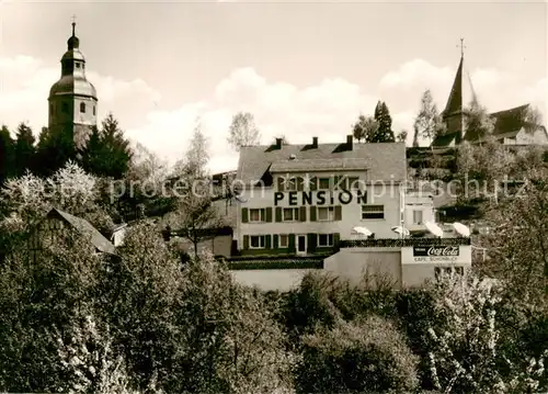 AK / Ansichtskarte 73854647 Michelbach_Aarbergen Gaststaette Pension Schoenblick Michelbach Aarbergen