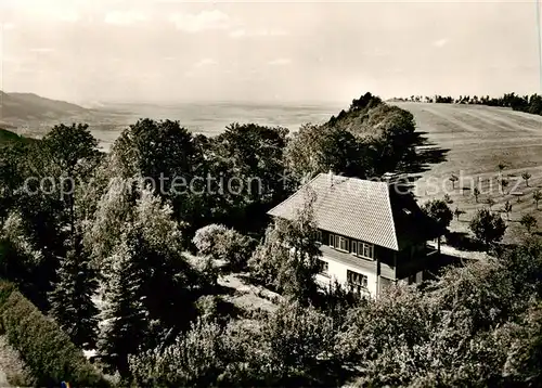 AK / Ansichtskarte 73854688 Burgfelden Café Pension Boellat Schwaebische Alb Burgfelden