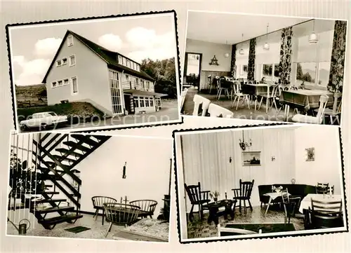 AK / Ansichtskarte 73854868 Dauersberg Wald Hotel Margarethenhoehe Gastraeume Dauersberg