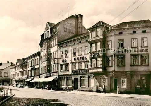 AK / Ansichtskarte 73854887 Muehlhausen_Thueringen HO Hotel Gruene Linde Muehlhausen Thueringen