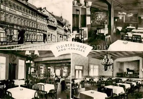 AK / Ansichtskarte 73855028 Stolberg_Harz HOG Kanzler Gaststaette Hotel Stolberg Harz