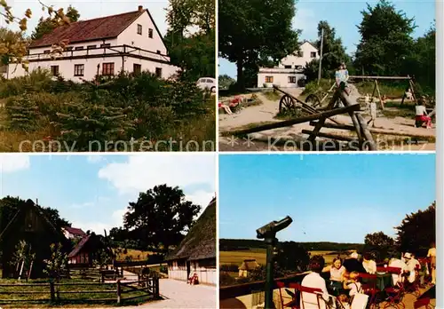 AK / Ansichtskarte 73855062 Ehestorf_Harburg Zum Kiekeberg Gaestehaus Pension Terrasse Kinderspielplatz Ehestorf_Harburg