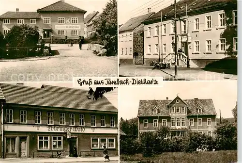 AK / Ansichtskarte 73855103 Tambach-Dietharz Konsum-Gaststaette Felsenthal Volkshaus Rat der Stadt HOG Thueringer Wald FDGB Erholungsheim 8. Maerz Tambach-Dietharz