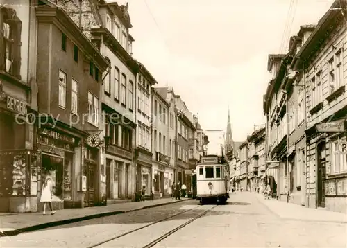 AK / Ansichtskarte 73855372 Muehlhausen_Thueringen Steinweg Strassenbahn Muehlhausen Thueringen