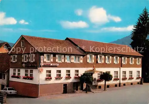 AK / Ansichtskarte 73855389 Calmbach_Enz Hotel Restaurant Goldener Anker Calmbach Enz