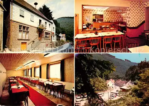 AK / Ansichtskarte 73856771 Helmbach_Elmstein Gasthaus Pension Lueneburger Gaststube Speisesaal Panorama Helmbach_Elmstein