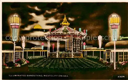 AK / Ansichtskarte 73856872 Westcliff-on-Sea_UK Illuminated Bandstand 