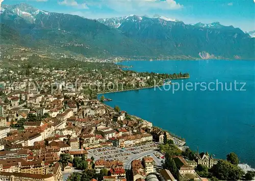 AK / Ansichtskarte  Vevey_VD et La Tour de Peilz Riviera Vaudoise Lac Léman Alpes Vevey_VD