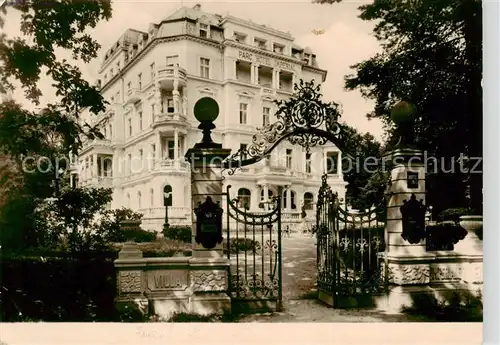 AK / Ansichtskarte 73857614 Frantiskovy_Lazne_Franzensbad_Boehmen_CZ Parc Hotel Imperial 