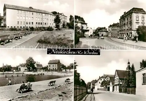 AK / Ansichtskarte 73857736 Neukirchen_Schweinsburg Werdauer Strasse Schwimmbad 