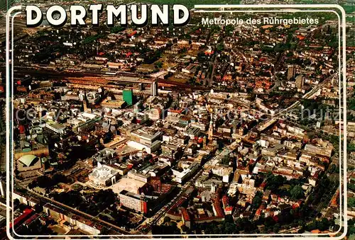 AK / Ansichtskarte 73858691 Dortmund Fliegeraufnahme des Stadtkerns Dortmund