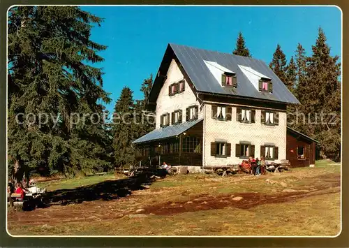 AK / Ansichtskarte 73859418 Spiegelau Waldschmidthaus auf dem Rachel Bayerischer Wald Spiegelau