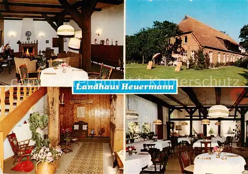AK / Ansichtskarte 73859420 Sandhatten Landhaus Heuermann Altenpension Speiseraum Sandhatten