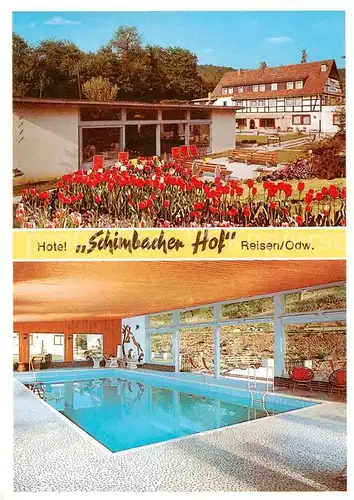 AK / Ansichtskarte Reisen_Odenwald Hotel Schimbacher Hof Hallenbad Reisen Odenwald