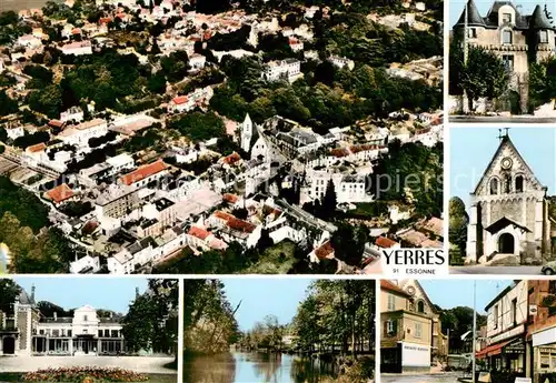 AK / Ansichtskarte Yerres_91_Essonne Vue aerienne Vue d ensemble 