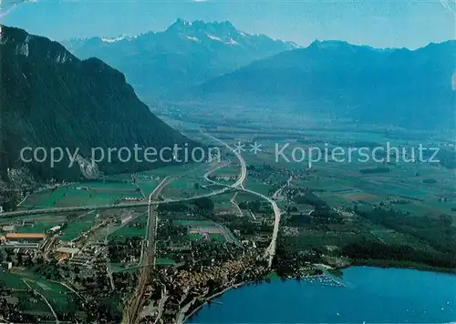 AK / Ansichtskarte Villeneuve__Avignon_84_Vaucluse la plaine du Rhone et les Dents du Midi 