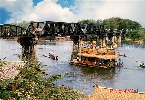 AK / Ansichtskarte Kanchanaburi_Thailand Death Railway Bridge River Kwai 