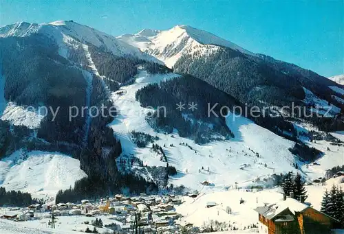 AK / Ansichtskarte 73861550 Saalbach_-Hinterglemm_AT mit Schattberg Nord Abfahrt 