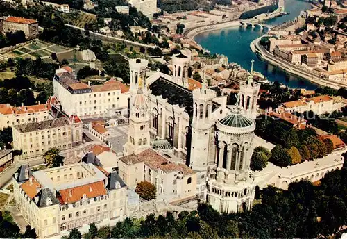 AK / Ansichtskarte  Lyon_69_Rhone Basilique de Fourviere Vue aerienne 