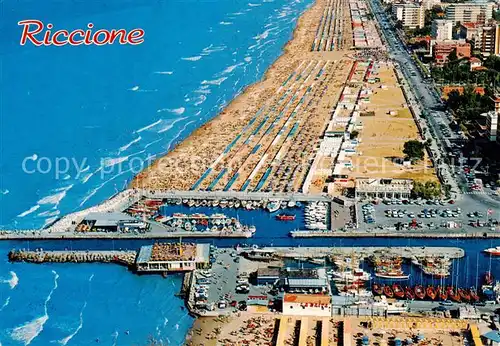 AK / Ansichtskarte 73861852 Riccione_Rimini_IT Fliegeraufnahme 