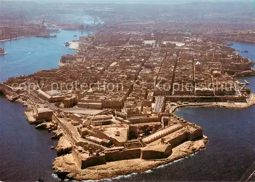 AK / Ansichtskarte 73861895 Valetta_Malta Fliegeraufnahme 