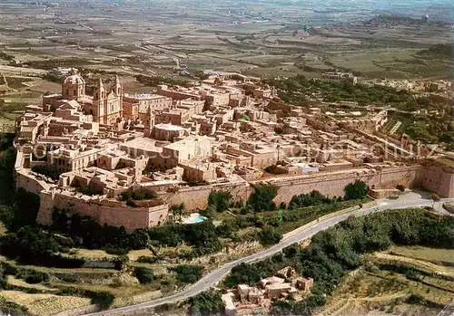 AK / Ansichtskarte 73861920 Mdina_Malta Ancient Capital of Malta Citta Vecchia Fliegeraufnahme Mdina Malta