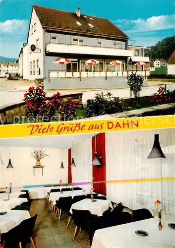 AK / Ansichtskarte 73863530 Dahn Hotel Gasthof Pension Schantz Gaststube Dahn