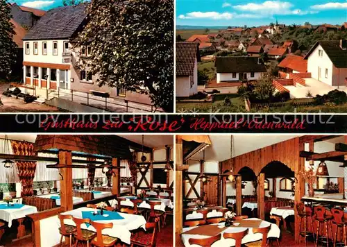 AK / Ansichtskarte 73864146 Heppdiel Gasthaus zur Rose Gastraeume Panorama Heppdiel