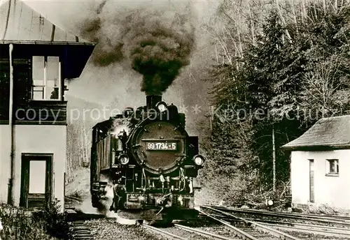 AK / Ansichtskarte 73865012 Kipsdorf_Altenberg Schmalspurbahn Freital Hainsberg Bahnhof Kipsdorf 