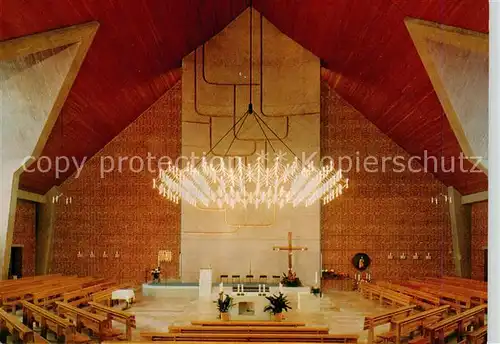 AK / Ansichtskarte 73867431 Hauzenberg_Niederbayern Kath Pfarrkirche St Vitus Inneres Hauzenberg Niederbayern