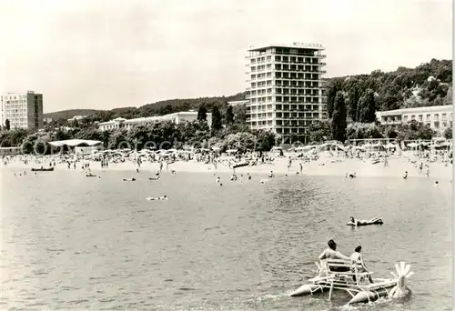 AK / Ansichtskarte 73868009 Zlate_Pisky_Zlate_Piesky_Goldstrand_BG Strandpartie 