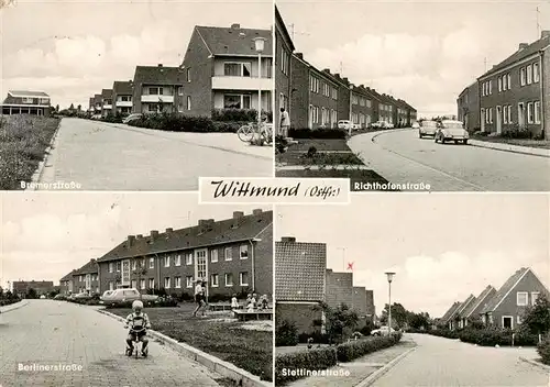 AK / Ansichtskarte 73868691 Wittmund Wohnsiedlungen Bremerstrasse Richthofenstrasse Stettinerstrasse Berlinerstrasse Wittmund