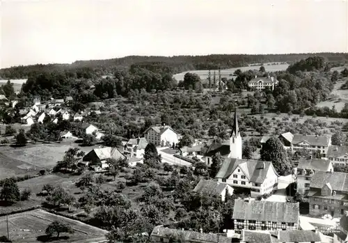 AK / Ansichtskarte  Erlen_TG Ortsansicht mit Kirche 