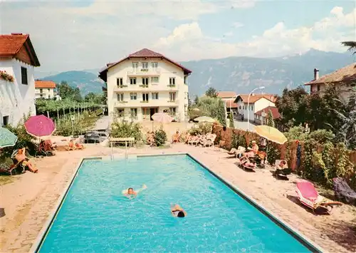 AK / Ansichtskarte 73869962 Tramin_Termeno_IT Pension Restaurant Traminer Hof Freibad 