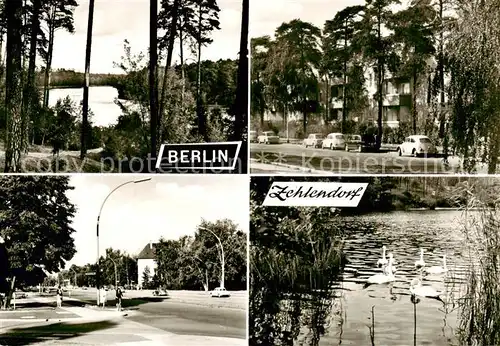 AK / Ansichtskarte 73870059 Zehlendorf_Berlin Krumme Lanke Argentinische Allee Zehlendorf_Berlin