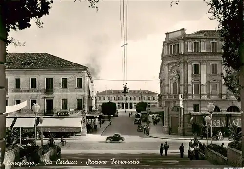 AK / Ansichtskarte 73872076 Conegliano_Veneto_IT Via Carducci Stazione Ferroviaria 