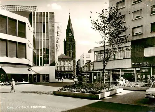 AK / Ansichtskarte 73872203 Castrop-Rauxel Stadtmitte Blick zur Kirche Castrop-Rauxel