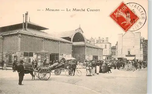 AK / Ansichtskarte  Moulins__03_Allier Le Marché Couvert 