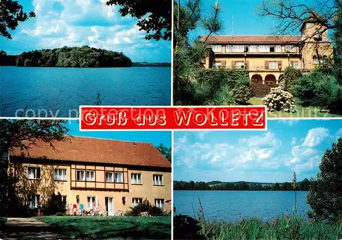 AK / Ansichtskarte 73873889 Wolletz_Angermuende Fachklinik Wolletzsee Rehazentrum Seepartien 