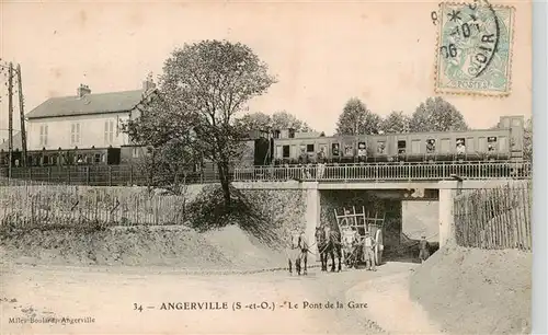 AK / Ansichtskarte  Angerville_91_Essonne Le Pont de la Gare 