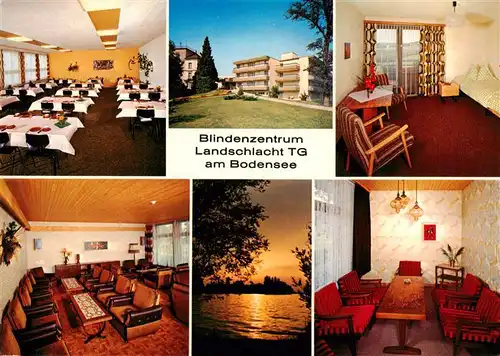 AK / Ansichtskarte  Landschlacht Blindenzentrum Landschlacht Gastraeume Bodensee Landschlacht