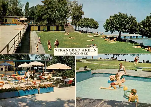 AK / Ansichtskarte  Arbon__TG Strandbad Arbon am Bodensee Teilansichten 