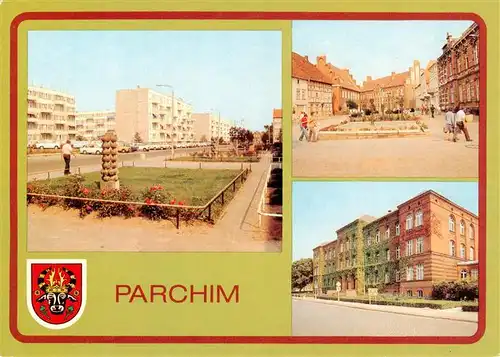 AK / Ansichtskarte 73876197 Parchim Wilhelm Pieck Platz Goethe Oberschule Parchim