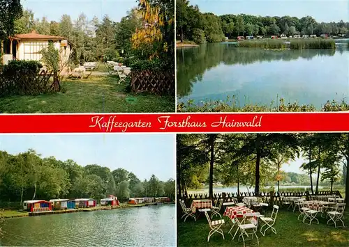 AK / Ansichtskarte 73876620 Haemelerwald Kaffeegarten Forsthaus Hainwald Camping Gartenwirtschaft Haemelerwald