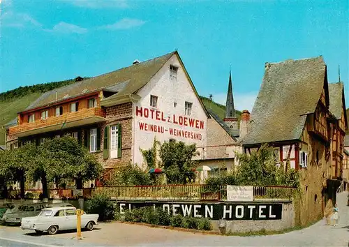 AK / Ansichtskarte 73878081 Ediger_Mosel Hotel zum Loewen Weinhaus Ediger Mosel