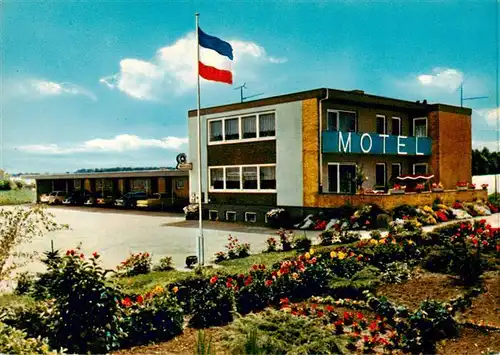 AK / Ansichtskarte 73878210 Lensahn Motel Wehde Flagge Lensahn