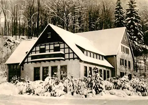 AK / Ansichtskarte 73878525 Warstein Waldhotel Tropfsteinhoehle mit Wild-Freigehege im Winter Warstein